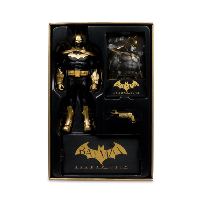 DC Multiverse 7 Inch Action Figure - Arkham City Batman (Knightmare Edition) (Gold Label)