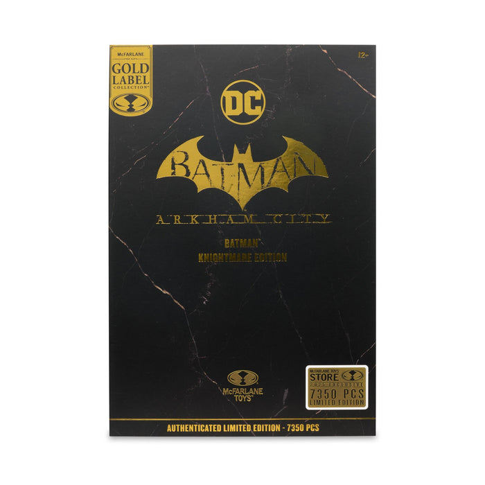 DC Multiverse 7 Inch Action Figure - Arkham City Batman (Knightmare Edition) (Gold Label)