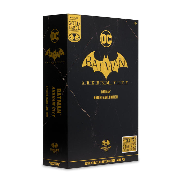 DC Multiverse 7 Inch Action Figure - Arkham City Batman (Knightmare Edition) (Gold Label)