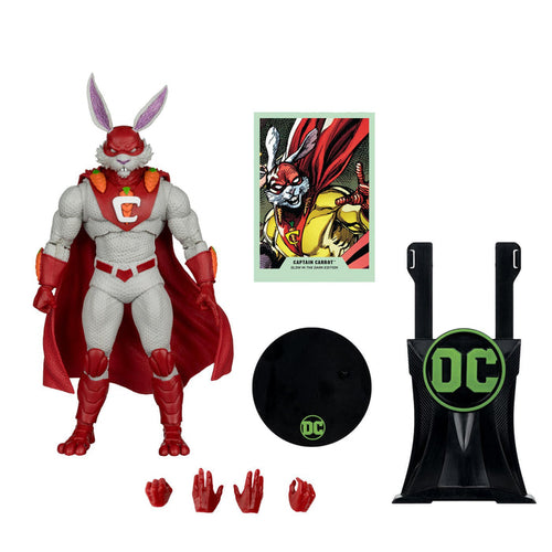 DC Multiverse 7 Inch Action Figure - Captain Carrot (GITD) (Gold Label)