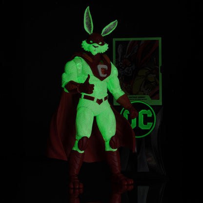 DC Multiverse 7 Inch Action Figure - Captain Carrot (GITD) (Gold Label)