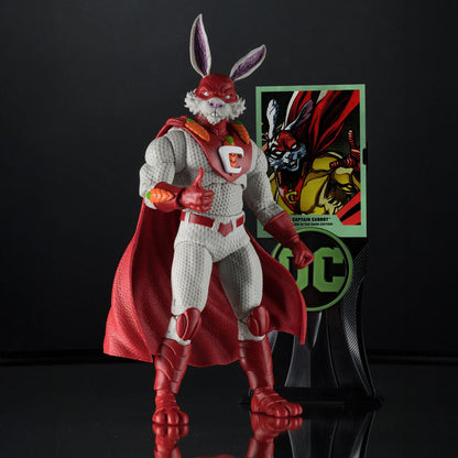 DC Multiverse 7 Inch Action Figure - Captain Carrot (GITD) (Gold Label)