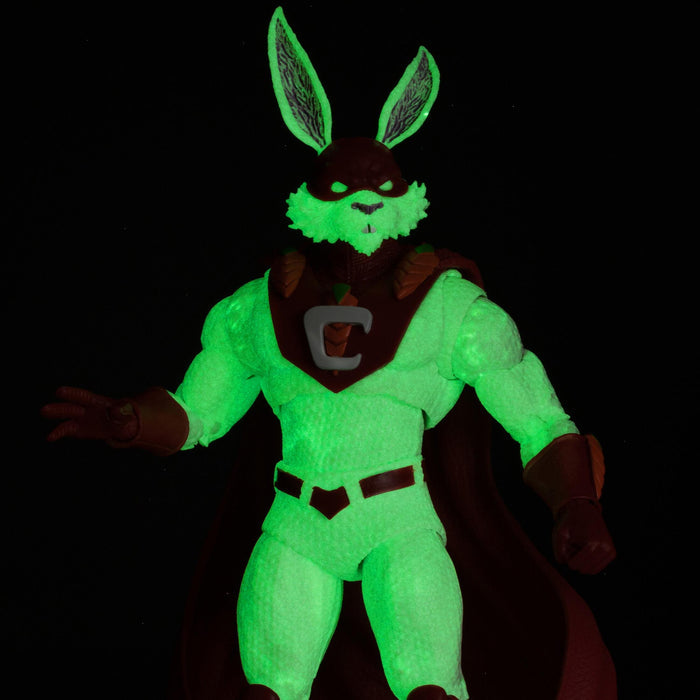 DC Multiverse 7 Inch Action Figure - Captain Carrot (GITD) (Gold Label)