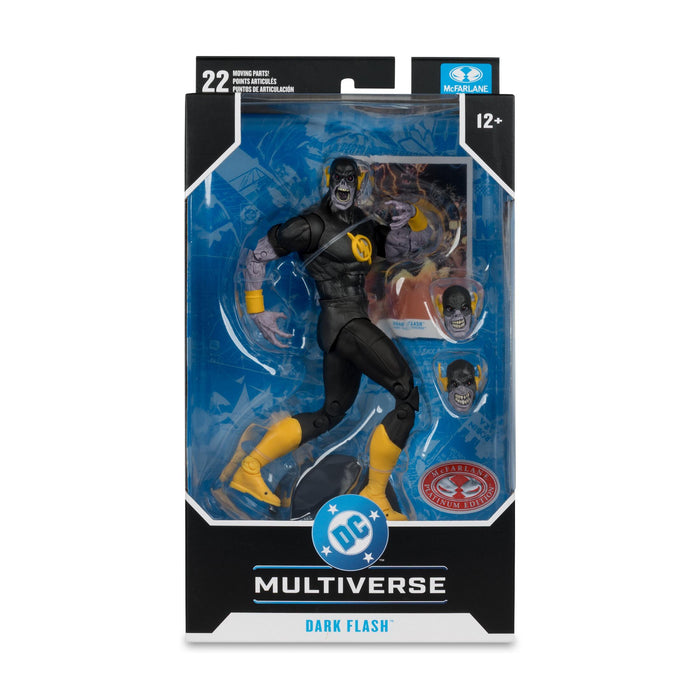 DC Multiverse 7 Inch Action Figure - Dark Flash (Red Platinum)