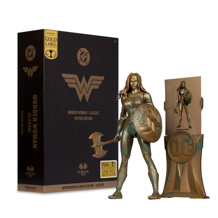 DC Multiverse 7 Inch Action Figure - Wonder Woman (Patina) (Gold Label)