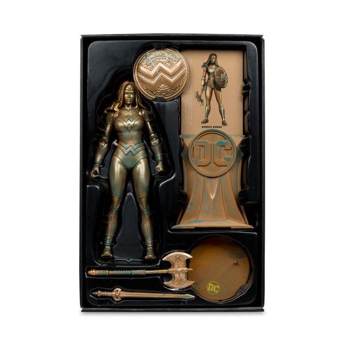 DC Multiverse 7 Inch Action Figure - Wonder Woman (Patina) (Gold Label)