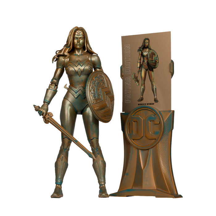DC Multiverse 7 Inch Action Figure - Wonder Woman (Patina) (Gold Label)