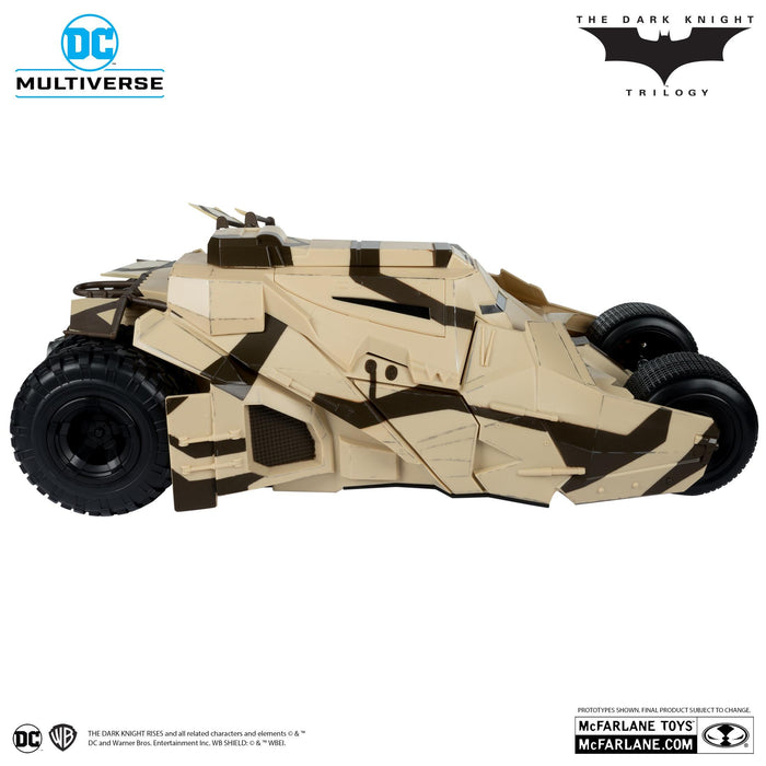 DC Multiverse 7 Inch Action Figure Vehicle - The Tumbler (Camouflage) (Gold Label)