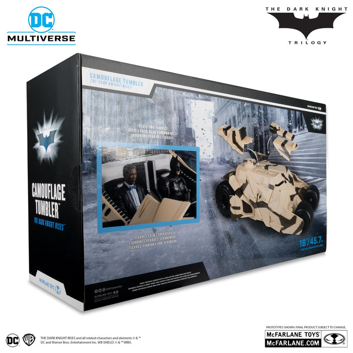 DC Multiverse 7 Inch Action Figure Vehicle - The Tumbler (Camouflage) (Gold Label)