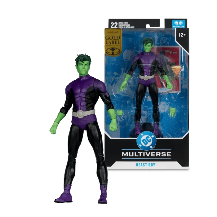 DC Multiverse 7 Inch Scale Action Figure - Beast Boy (Gold Label)