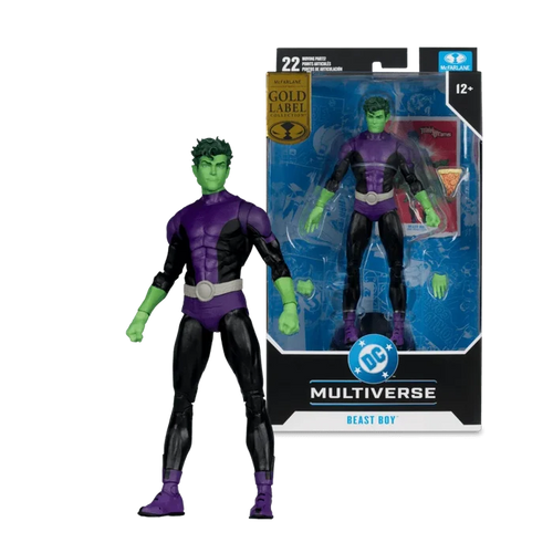 DC Multiverse 7 Inch Scale Action Figure - Beast Boy (Gold Label)