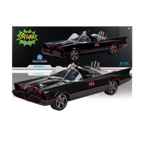 DC Multiverse Batman 1966 Classic TV Series 7 Inch Scale Vehicle - Batmobile