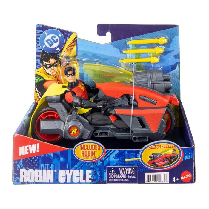 DC Universe Core 6 Inch Scale Action Figure - Robin With Robin Cycle