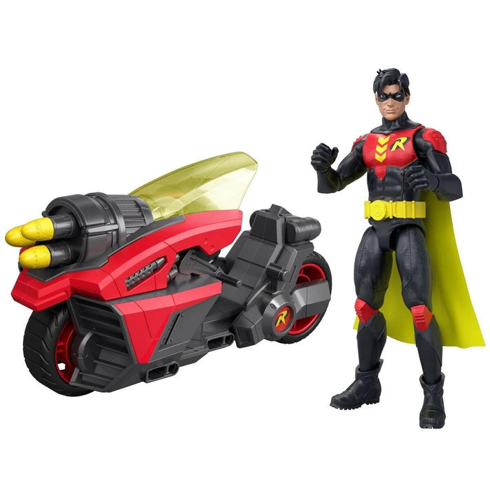 DC Universe Core 6 Inch Scale Action Figure - Robin With Robin Cycle