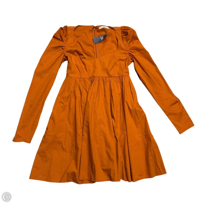 Dress Casual Short By Abercrombie And Fitch In Orange, Size: S