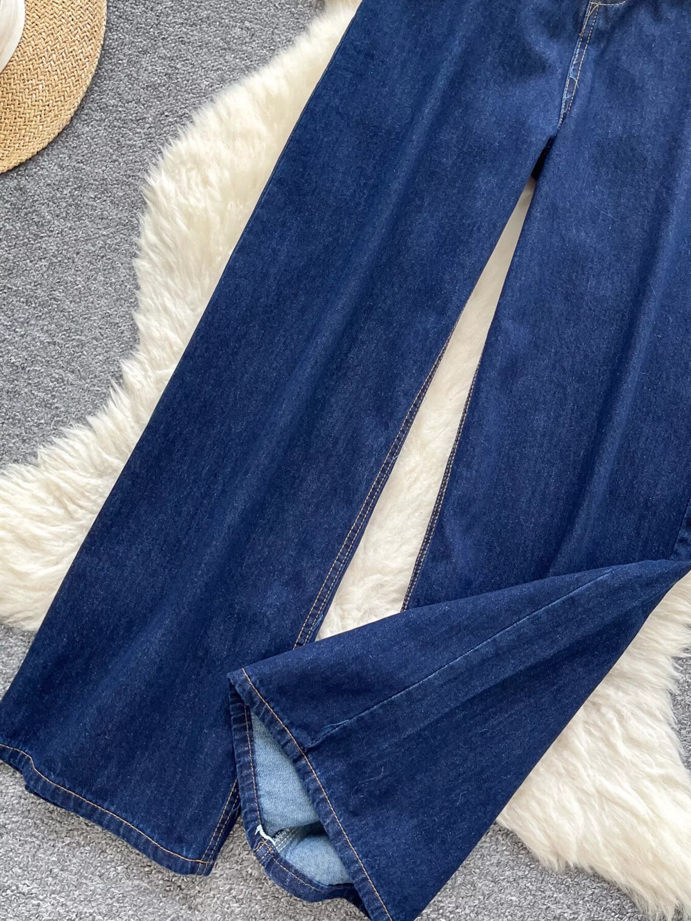 Hazel Blues® |  High Waist Wide Leg Jeans