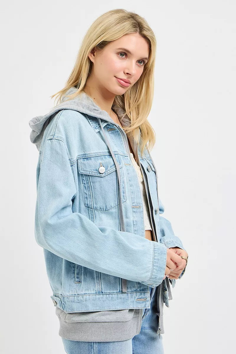 Hazel Blues® |  RISEN Oversized Hoodie Jacket