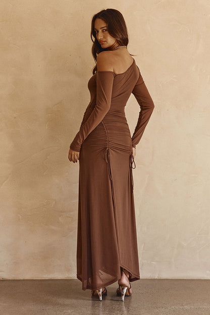 Callista Dress - Chocolate
