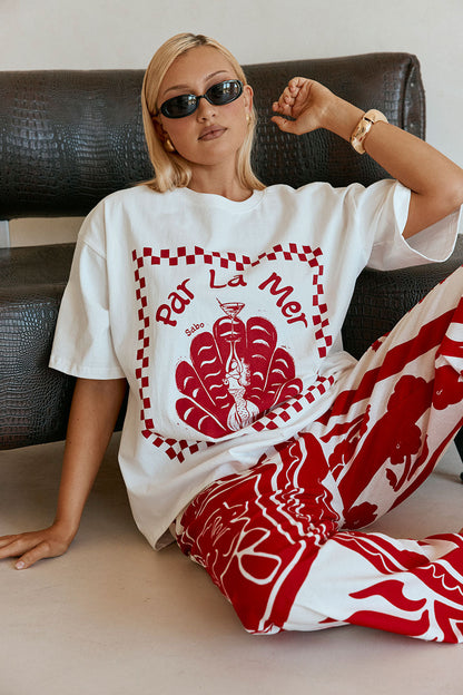 Par La Mer Top - Red
