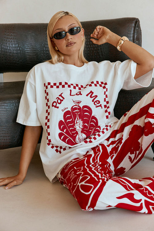 Par La Mer Top - Red