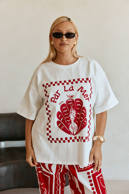 Par La Mer Top - Red