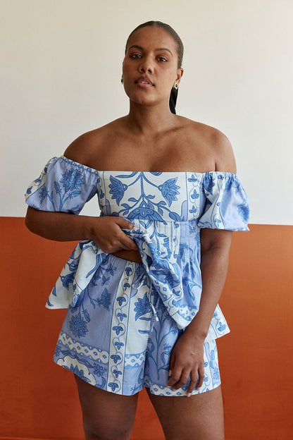 Florien Shorts - Palais Blue