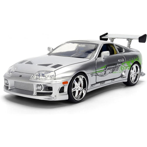 Fast & Furious 25th Anniversary 1:24 Scale Jada Hollywood Rides Die Cast Vehicle - Brian's Toyota Supra
