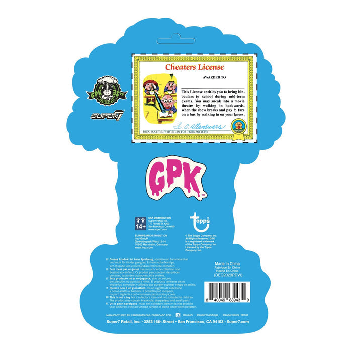 Garbage Pail Kids SDCC 2024 SAF UK Exclusive ReAction Figure - Adam Bomb (Blasted Billy)