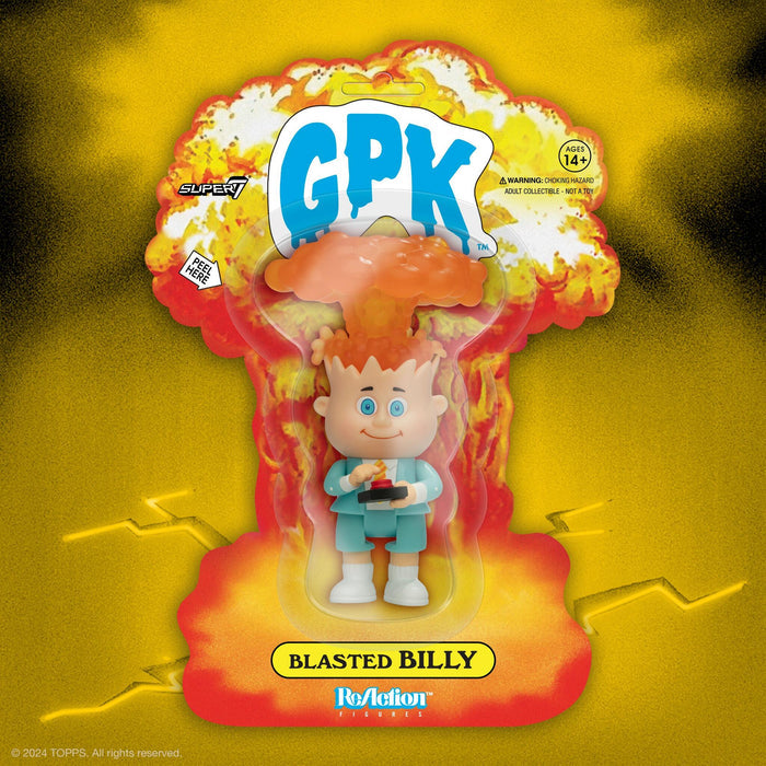 Garbage Pail Kids SDCC 2024 SAF UK Exclusive ReAction Figure - Adam Bomb (Blasted Billy)