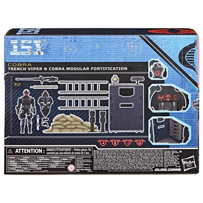 G.I. Joe Classified Series Action Figure - Trench Viper & Cobra Modular Fortification