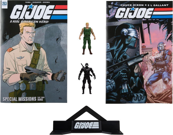 G.I. Joe Page Punchers 3 Inch Action Figure 2-pack - Duke & Snake Eyes