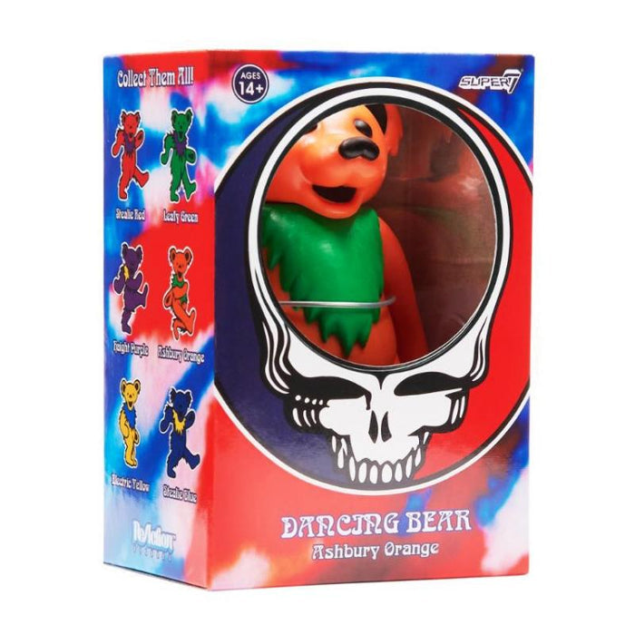 Grateful Dead ReAction Action Figure - Dancing Bear (Orange)