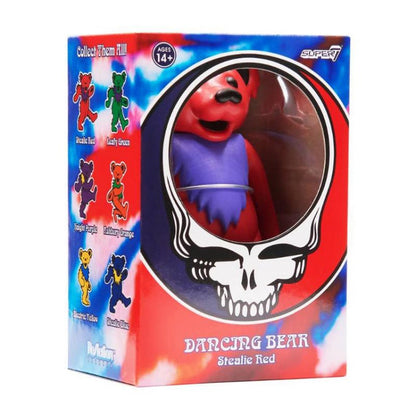 Grateful Dead ReAction Action Figure - Dancing Bear (Red)