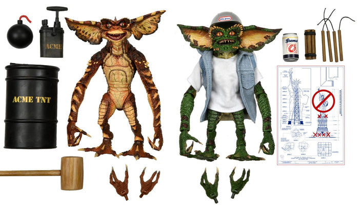 Gremlins 2 The New Batch Ultimate 7 Inch Scale Action Figure 2-Pack - Demolition Gremlins