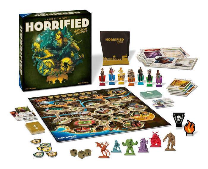 Horrified American Monsters Board Game