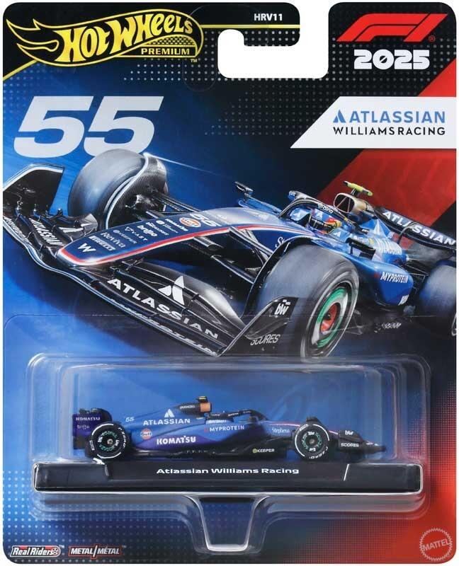 Hot Wheels Premium F1 2025 - Atlassian Williams Racing F1 Team Carlos Sainz Jr#55