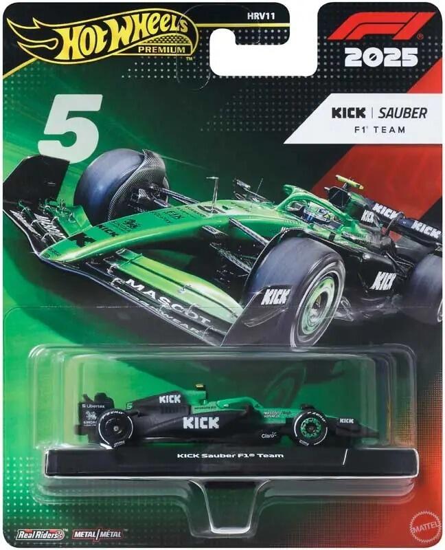 Hot Wheels Premium F1 2025 - Kick Sauber F1 Team Gabriel Bortoleto #5