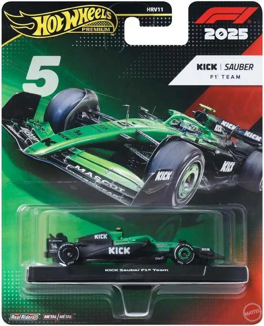 Hot Wheels Premium F1 2025 - Kick Sauber F1 Team Gabriel Bortoleto #5