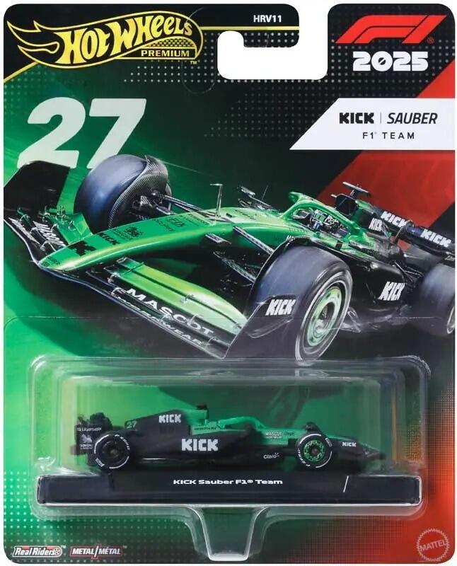 Hot Wheels Premium F1 2025 - Kick Sauber F1 Team Nico Hulkenberg #27