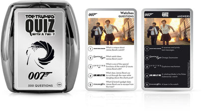 James Bond 007 Top Trumps Quiz Card Game