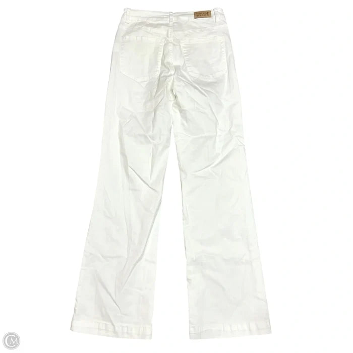 Jeans Straight By Molly Bracken In White Denim, Size: 12