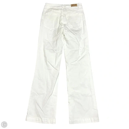Jeans Straight By Molly Bracken In White Denim, Size: 12
