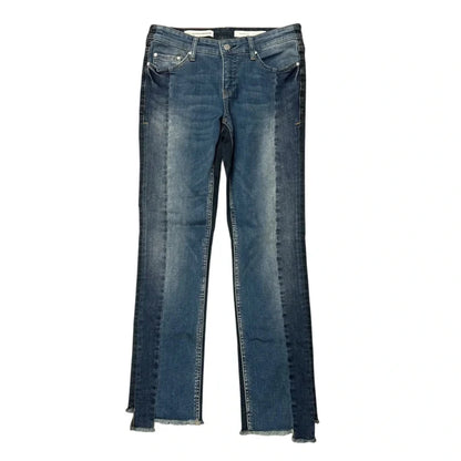 Jeans Straight By Pilcro In Blue Denim, Size: 4