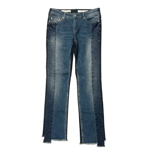 Jeans Straight By Pilcro In Blue Denim, Size: 4