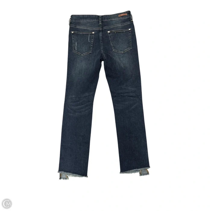 Jeans Straight By Pilcro In Blue Denim, Size: 4