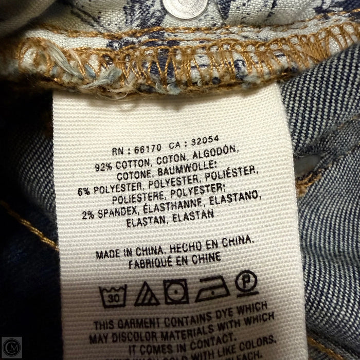 Jeans Straight By Pilcro In Blue Denim, Size: 4