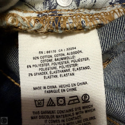 Jeans Straight By Pilcro In Blue Denim, Size: 4