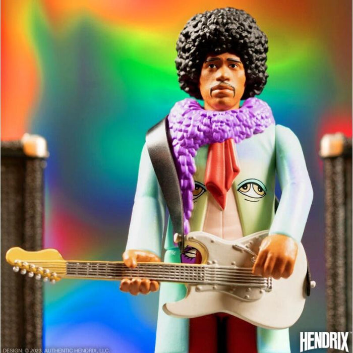 JIMI HENDRIX REACTION action FIGURE WAVE 1 - JIMI HENDRIX ARE YOU EXPERIENCED
