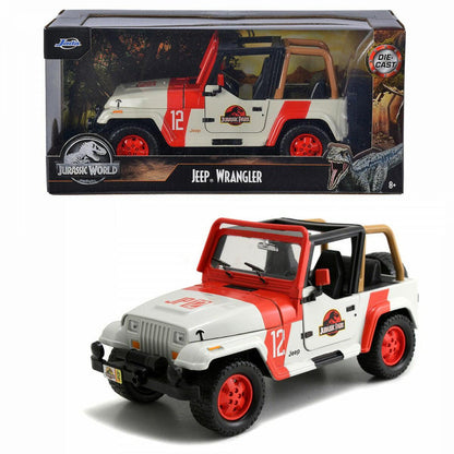 Jurassic Park - Jeep Wrangler 1:24 Scale Jada Hollywood Rides Die Cast Vehicle