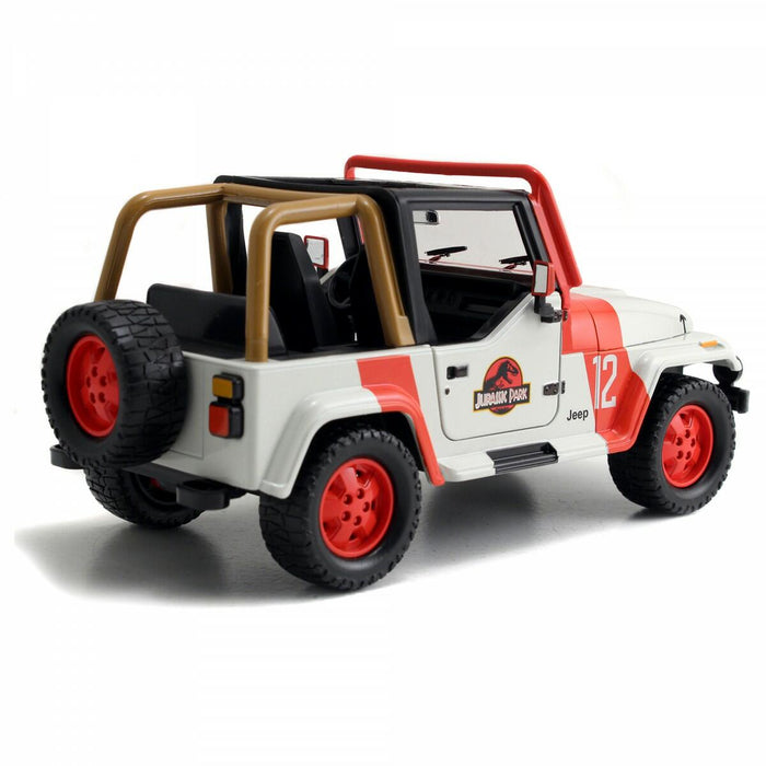 Jurassic Park - Jeep Wrangler 1:24 Scale Jada Hollywood Rides Die Cast Vehicle